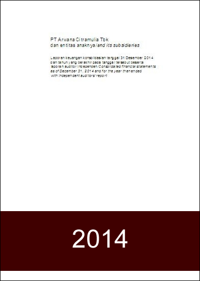 Financial Report 2014 - FY2014