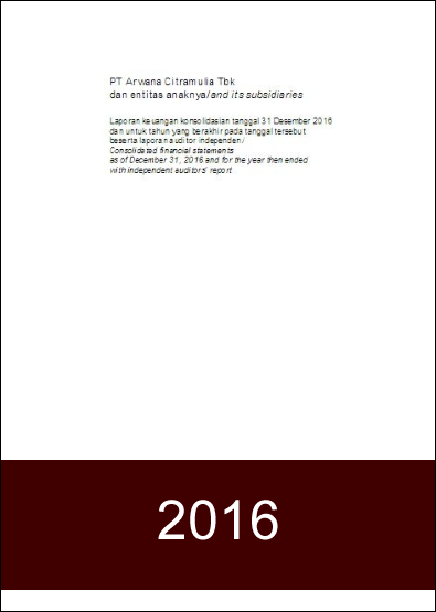 Financial Report 2016 - FY2016