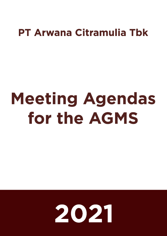 Meeting Agendas 2021