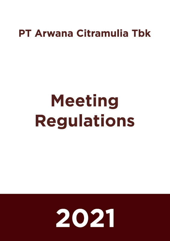 Meeting Regulations 2021