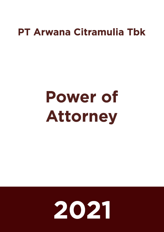 Power of Attorney 2021